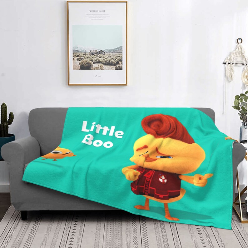 Personalized Disney The Chicken Squad Quilt Blanket - Two Layers Bedding Set Sofa Covers - Image 3