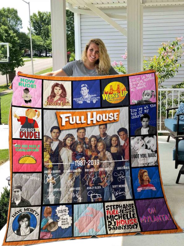 Full House Tv Show Collection Quilt Bedding Set Blanket