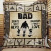 Personalized Hunting Dad Quilt Bedding Set Blanket for Home Decor and Family Gifts