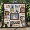 Funny Chihuahua On The Frame Quilt Bedding Set Blanket