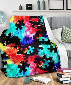 Autism ColorQuilt Bedding Set Blanket for Home Decor