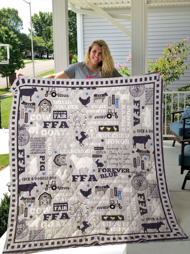 FFA Goat Quilt Bedding Set Blanket for Home Decor