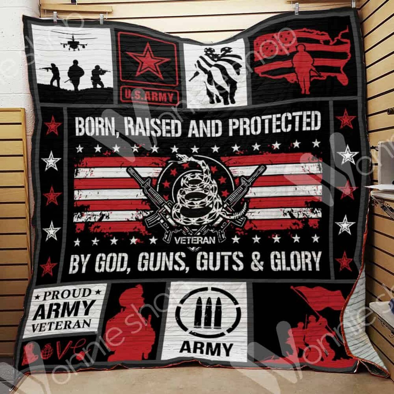 Veteran Personalized Quilt Bedding Set - Gifts for Family and Bedroom Decor
