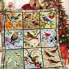 Unique Bird Quilt Bedding Set with Personalized Name or Quote for Family Gifts