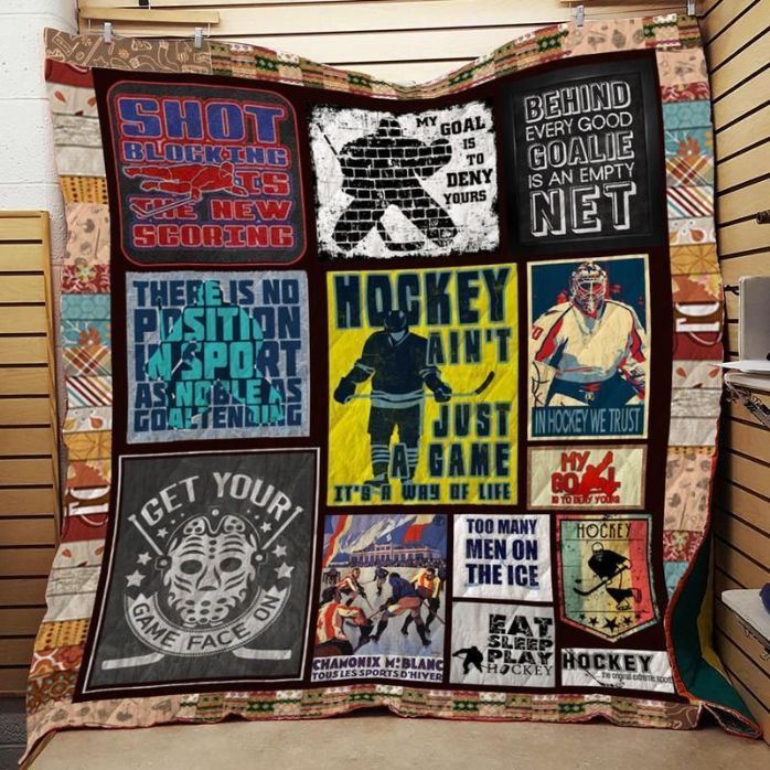 Hockey Ain't Just Game It's A Way Of Life Quilt Bedding Set Blanket