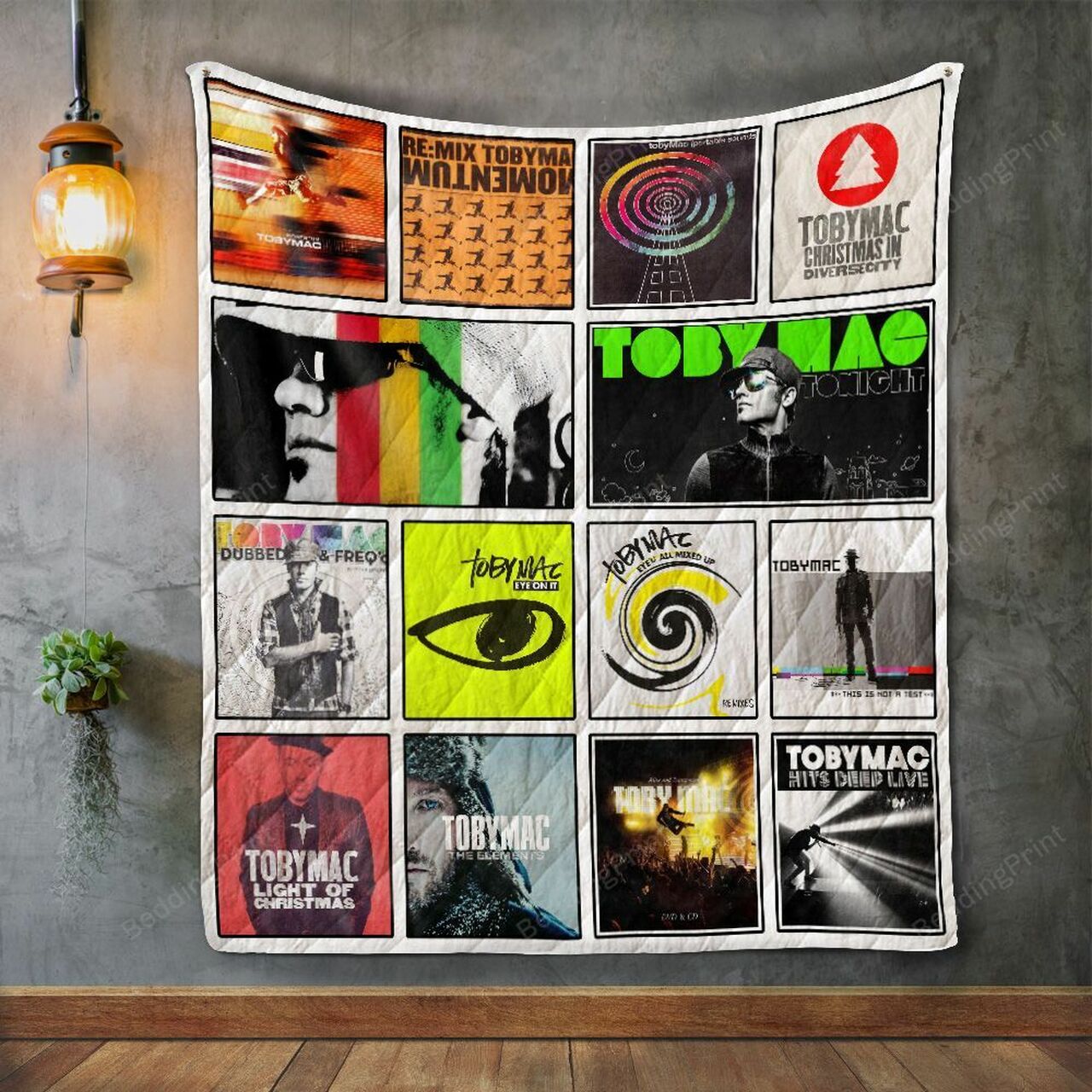 Tobymac Album Covers Quilt Blanket Bedding Set for Fans, Suitable for Home Decoration and Gifts for Family