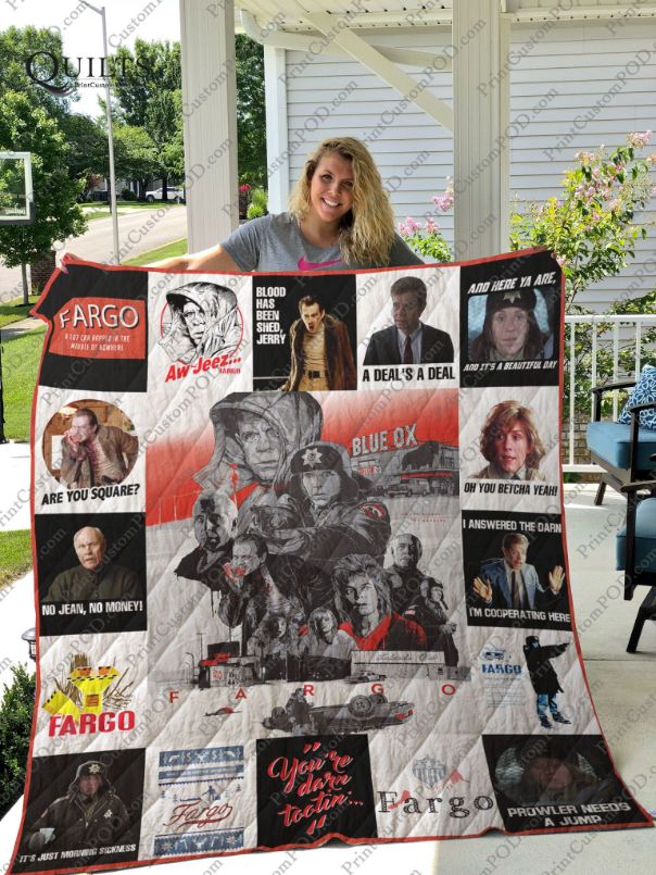 No Jean No Money Fargo Quilt Bedding Set Blanket