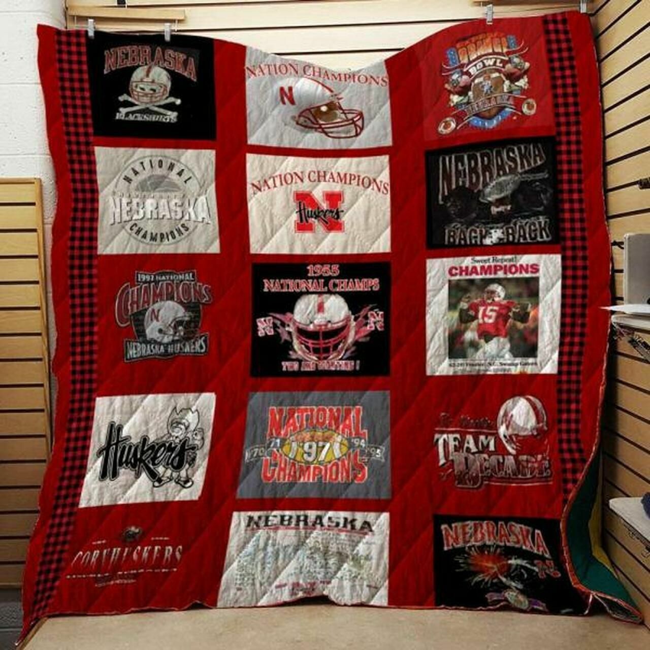 Notre Dame Fighting Irish Custom Quilt Bedding Set for Home Decoration and Family Gifts