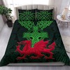 Wales Bedding Set – Wales Cymru Dragon with Celtic Cross