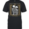 Thes Vintage Tarot Card Skeleton Shirt