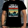 Save A Horse Ride A Cowboy Vintage Horse Shirt