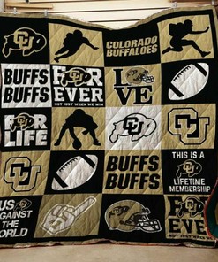 Colorado Buffaloes Fan Quilt Blanket Bedding Set - Great for Bedroom Decoration and Gifts for Fans