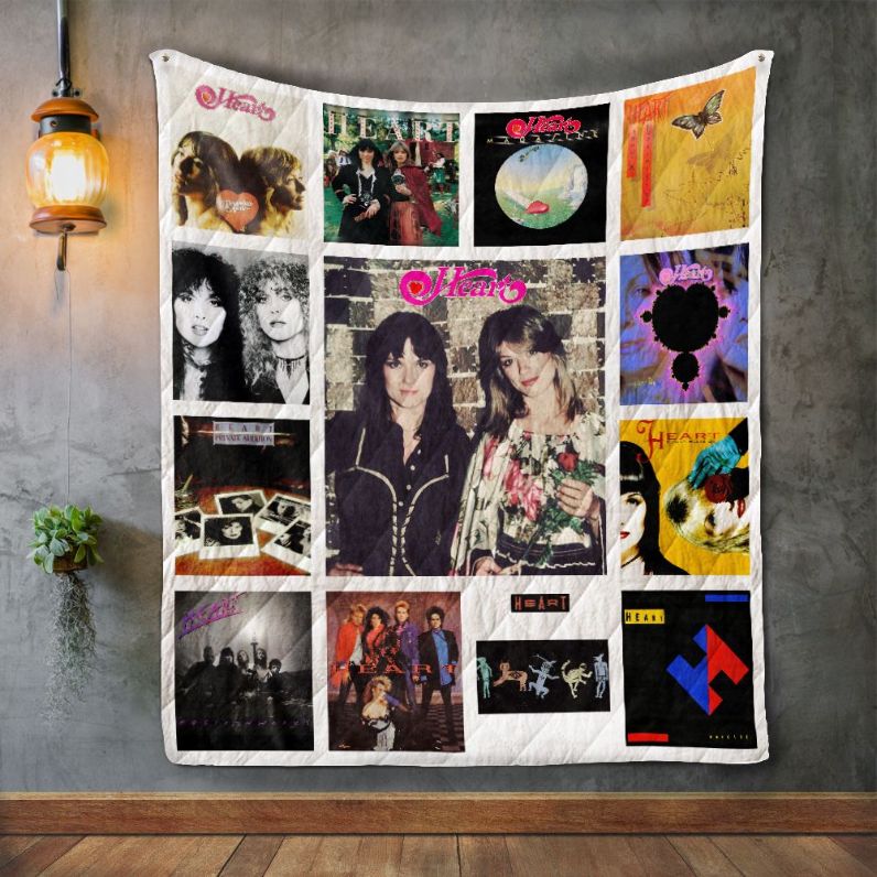 Heart Album Vintage Quilt Bedding Set Blanket for Home Decor