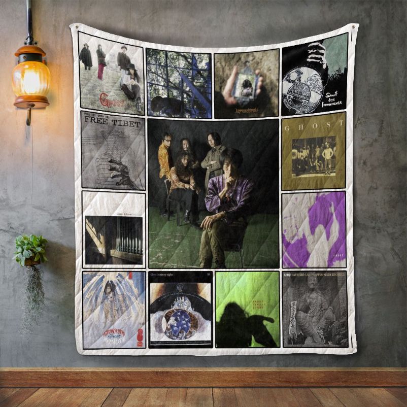 Ghost Album Vintage Quilt Bedding Set Blanket for Home Decor