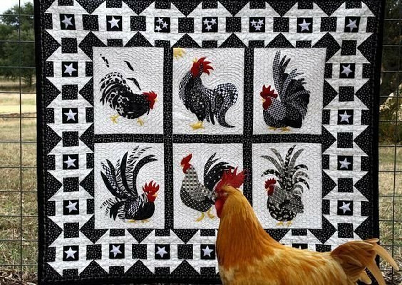 Chicken Quilt Bedding Set: Perfect for Home Decoration or Picnic Lovers