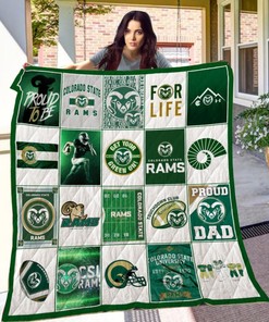 Colorado State Rams Quilt Bedding Set Blanket for Home Decor
