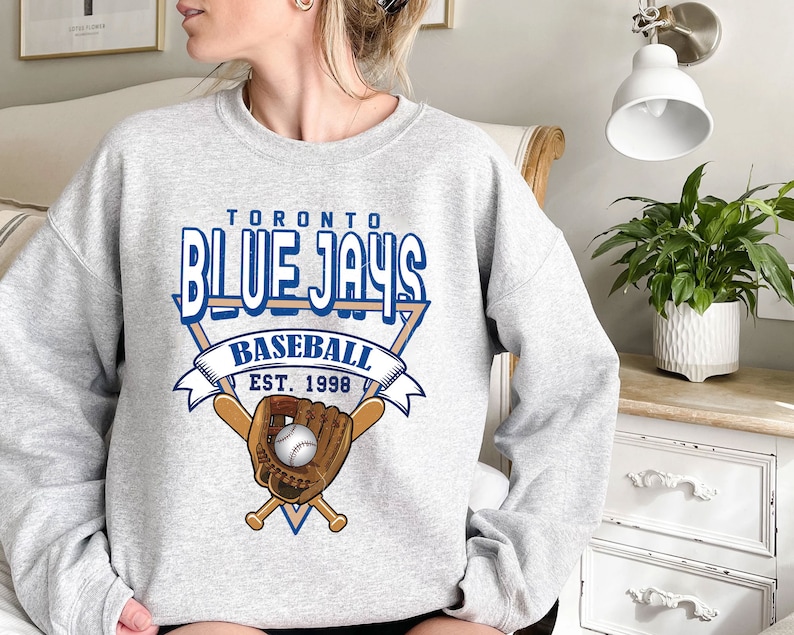 Toronto Baseball Crewneck Sweatshirt, Vintage Toronto Baseball Shirt, Toronto MLBShirt, Baseball Fan Gifts, Toronto Fan Shirt - Image 2