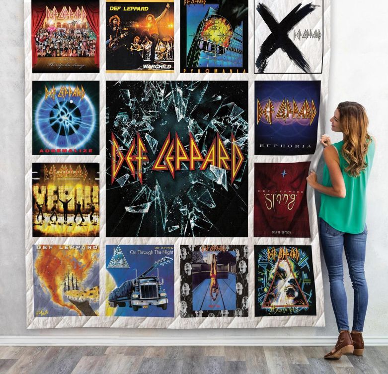 Def Leppard Albums Quilt Bedding Set Blanket for Home Decor