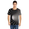 Mens T Shirt 3D Printing Vertigo Hypnotic Colorful Printed Tee