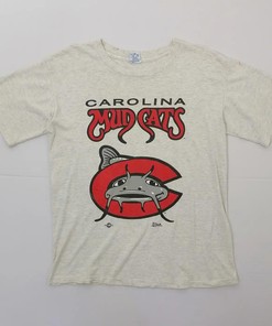Vintage Style 90s Carolina Mud Cats T-Shirt Sweatshirt Pullover Hoodie Reprinted Full Color Full Size