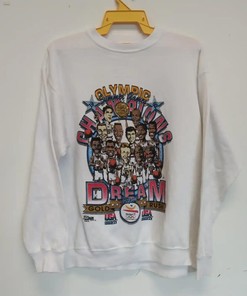 Vintage Style Team Dream Champion Olympic Summer Games 1992 T Shirt Hoodie Sweatshirt Full Size Full Color