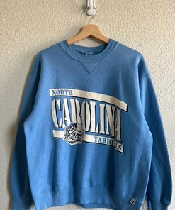 Vintage Style 90's University North Carolina Shirt Hoodie Sweatshirt Reprinted Gifts for NFL Fans