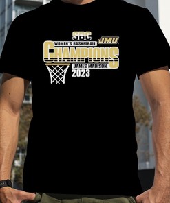 James Madison University Women's Basketball 2023 Sbc Regular Season Champions T-Shirt