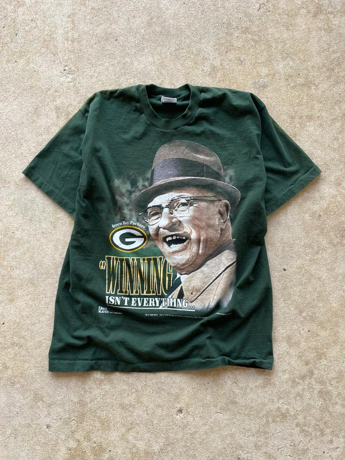 Vintage Style Vince Lombardi Packers Graphic Shirt Hoodie Sweatshirt Reprinted Gifts for NFL Fans