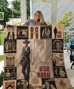 High Noon Vintage Quilt Bedding Set Blanket for Home Decor