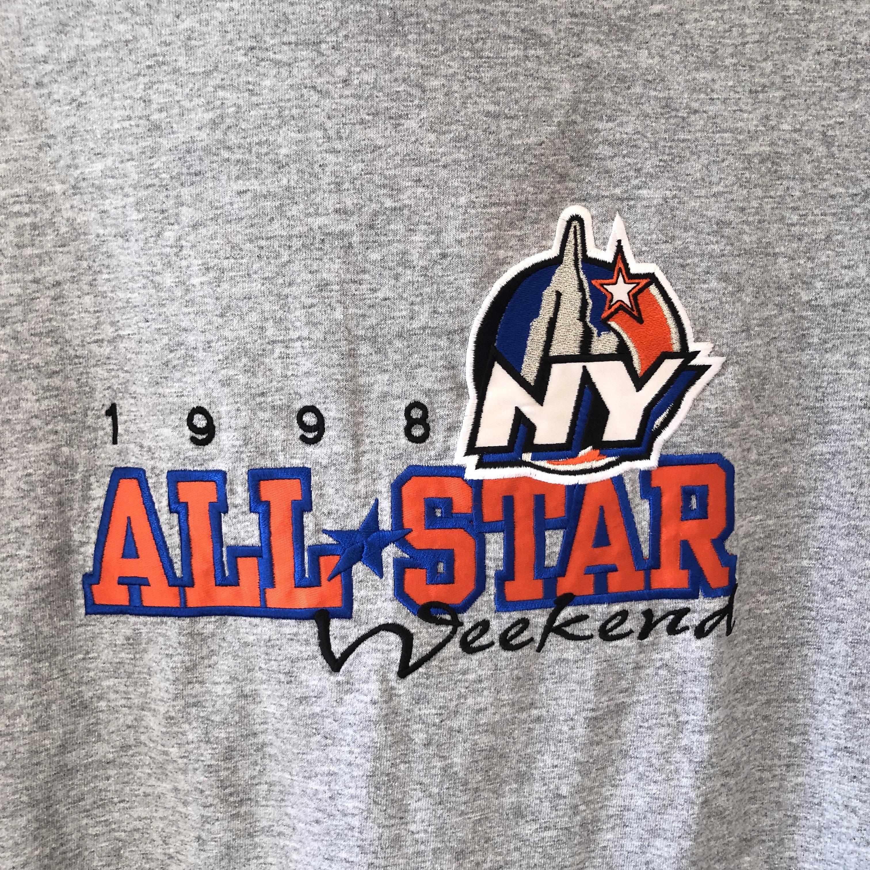 Vintage Style New York 1998 All Star Game Shirt Hoodie Sweatshirt Reprinted Full Size Gifts for NBA Fans - Image 2