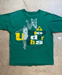 Vintage Style 90s Shawn Kemp Shirt Seattle Sonics Shirt Hoodie Sweatshirt Reprinted Full Size Gifts for NBA Fans