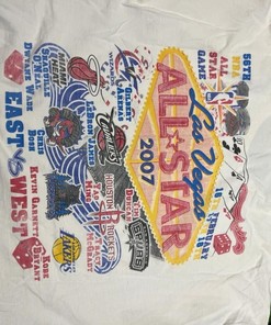 Vintage Style 2007 All Star Game Players Lebron Kobe Wade NBA Shirt Hoodie Sweatshirt Reprinted Full Size Gifts for NBA Fans