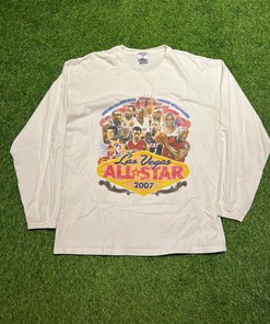 Vintage Style 2007 NBA All Star Game Players Lebron Kobe Wade Shirt Hoodie Sweatshirt Reprinted Full Size Gifts for NBA Fans