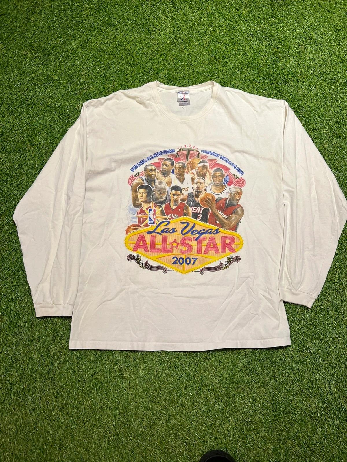 Vintage Style 2007 NBA All Star Game Players Lebron Kobe Wade Shirt Hoodie Sweatshirt Reprinted Full Size Gifts for NBA Fans