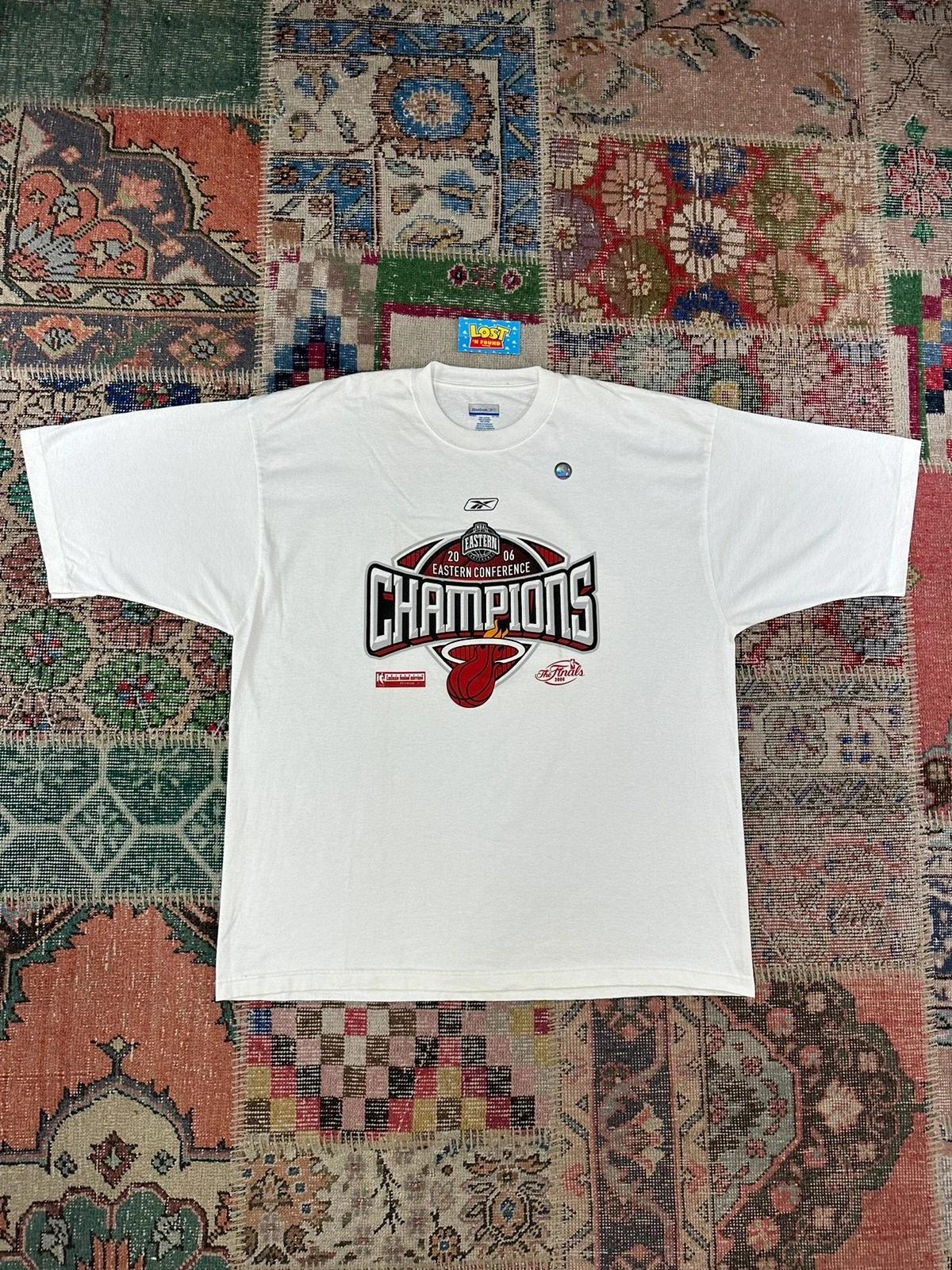 2006 Vintage Style NBA Eastern Conference Champion Locker Room Shirt Hoodie Sweatshirt Reprinted Full Size Gifts for NBA Fans