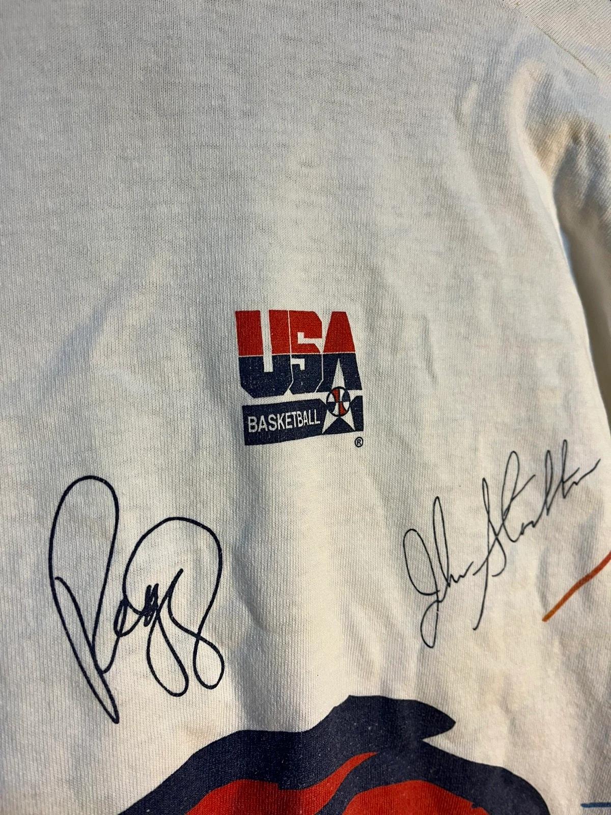 Rare Vintage Style Basketball Usa Dream Team All Over Shirt Hoodie Sweatshirt Reprinted Full Size Gifts for NBA Fans - Image 3