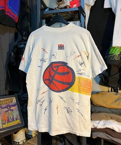 Rare Vintage Style Basketball Usa Dream Team All Over Shirt Hoodie Sweatshirt Reprinted Full Size Gifts for NBA Fans