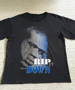 Vintage Style NBA Shaq Rip It Down Big Shirt Hoodie Sweatshirt Reprinted Full Size Gifts for NBA Fans