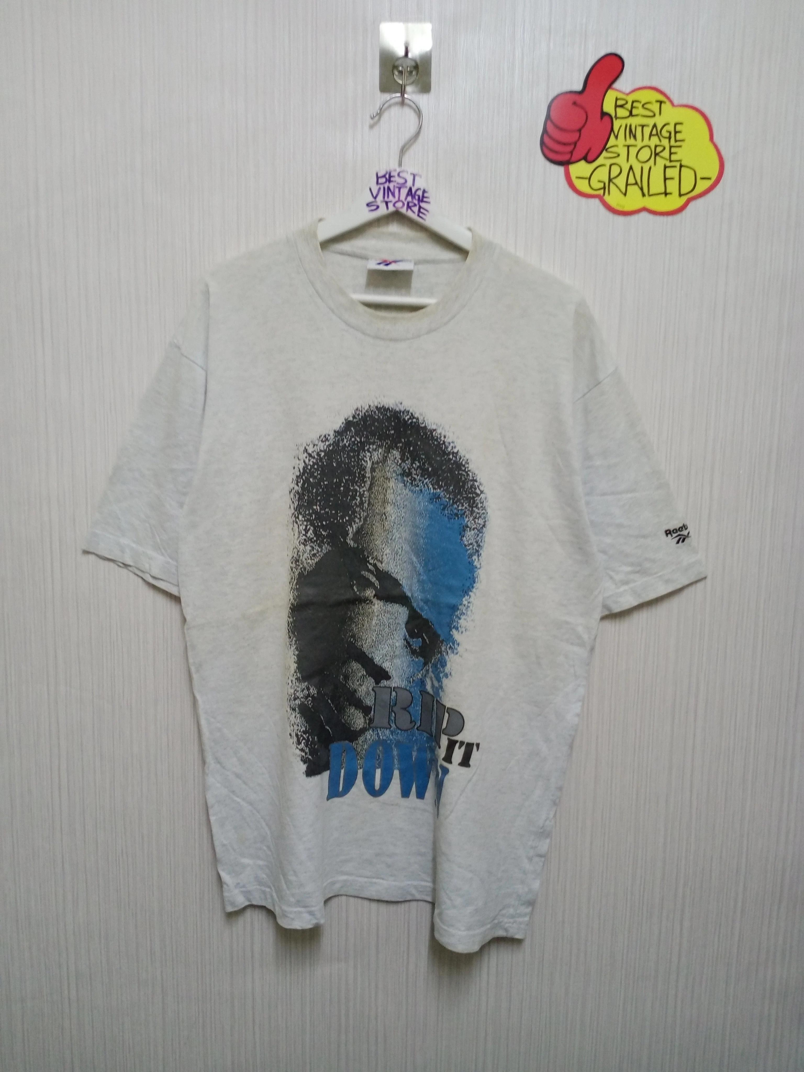 ‘90s Vintage Style Shaq Rip It Down Shirt Hoodie Sweatshirt Reprinted Full Size Gifts for NBA Fans
