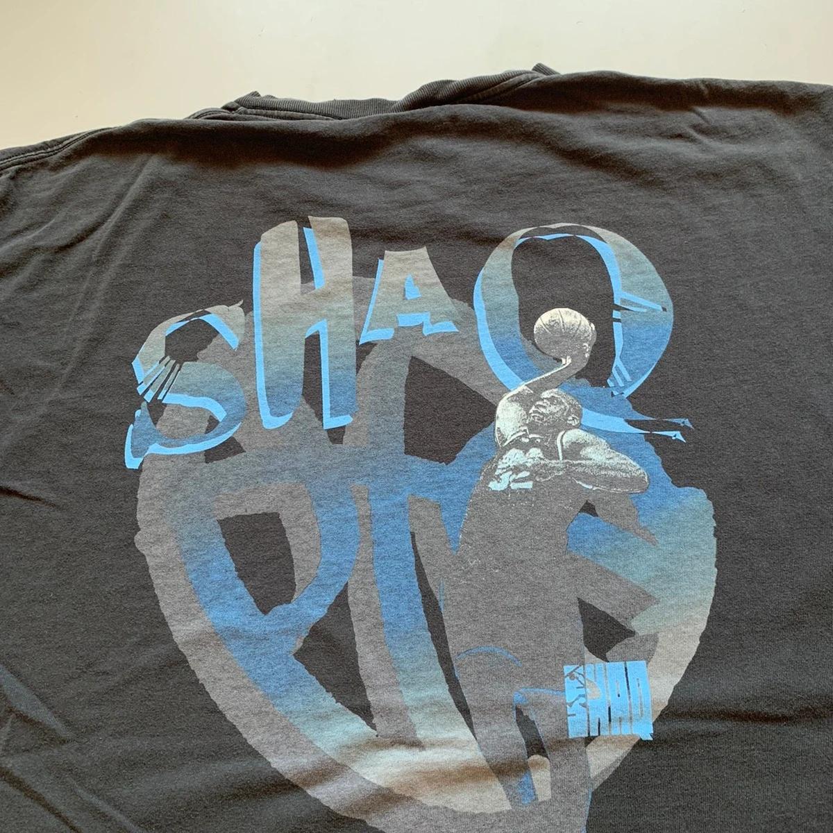 Vintage Style 90s Shaq Promo Graphic Shirt Hoodie Sweatshirt Reprinted Full Size Gifts for NBA Fans - Image 2