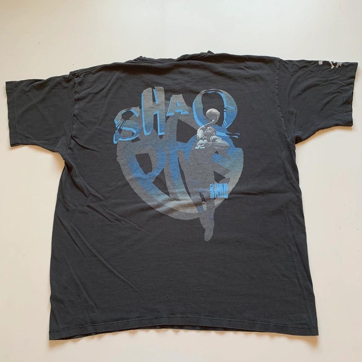 Vintage Style 90s Shaq Promo Graphic Shirt Hoodie Sweatshirt Reprinted Full Size Gifts for NBA Fans