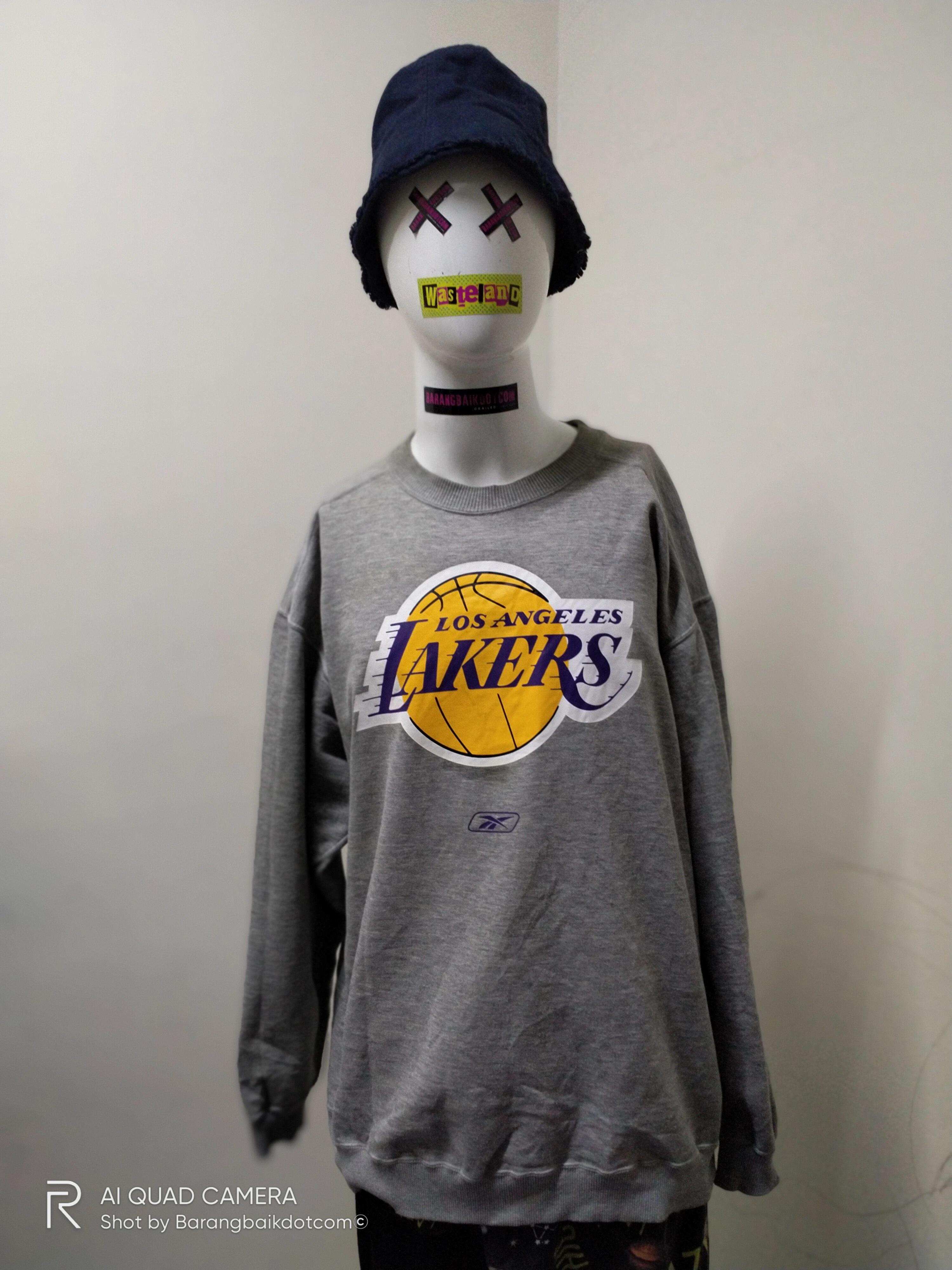 Vintage Style Spell Out Lakers NBA Shirt Hoodie Sweatshirt Reprinted Full Size Gifts for NBA Fans