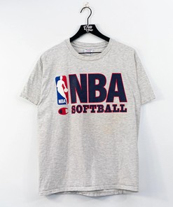 Vintage Style 90s Champion NBA Softball Shirt Hoodie Sweatshirt Reprinted Full Size Gifts for NBA Fans