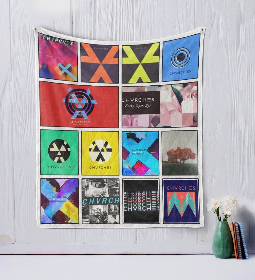 Chvrches Vintage Quilt Bedding Set Blanket for Home Decor