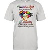 Butterfly Lips November Girl Make No Mistake My Personality Is Who I Am My Attitude Depends On Who You Are T-Shirt