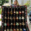 Types Of Guitar Quilt Bedding Set Blanket for Home Decor