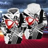 Boxing Punch 3D Zip Hoodie