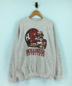 Vintage Style Hollister Haybalers Riddell T-Shirt Sweatshirt Hoodie Reprinted Gift for NCAA Fans