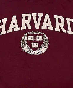 Harvard University NCAA Prosport T-Shirt Sweatshirt Pullover Hoodie Reprinted Full Color Full Size Gift for NCAA Fans