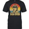 Best Yorkie Dad Ever Sunset Retro Shirt